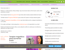 Tablet Screenshot of naturamujer.com